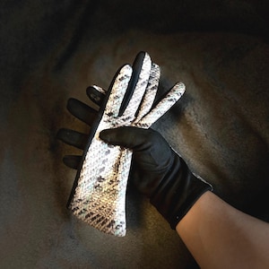 Black Glove with Tweed,Tartan Pattern for Women,Winter Gloves,Great Gifts for Mom,Her,Birthday and Christmas