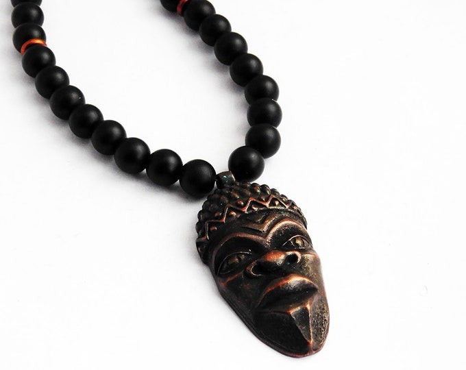 Men African Necklace Beaded Jewelry Ethnic Jewelry Afrocentric - Etsy