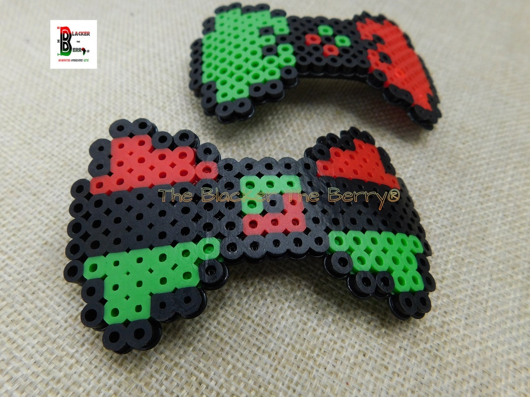 Girl Hair Clip Perler Beads Hair Barrette Hairbow Handmade Etsy