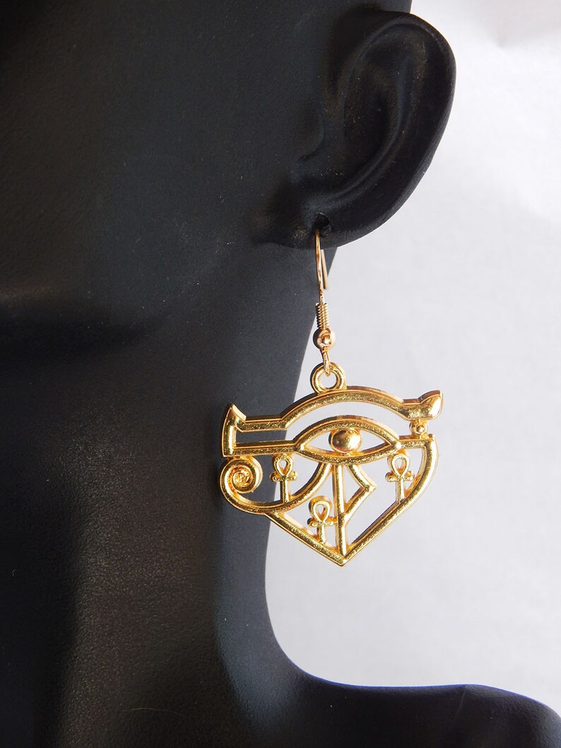 egyptian eye earrings
