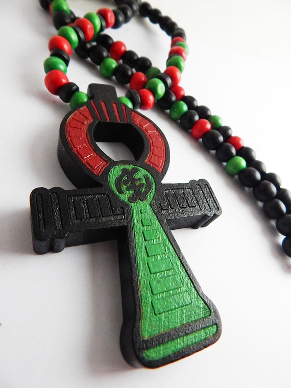 Beaded ankh deals necklace