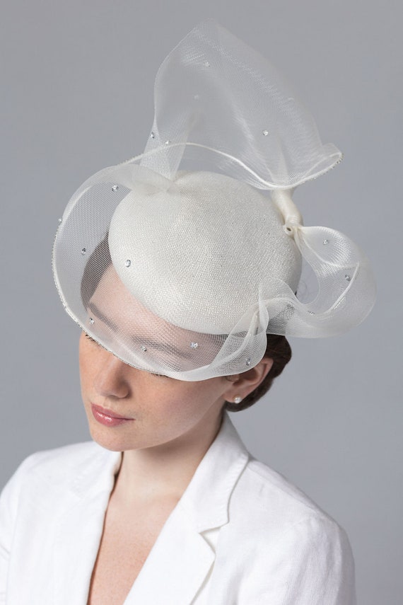 Bridal Veil Fascinator Crinoline Veil 