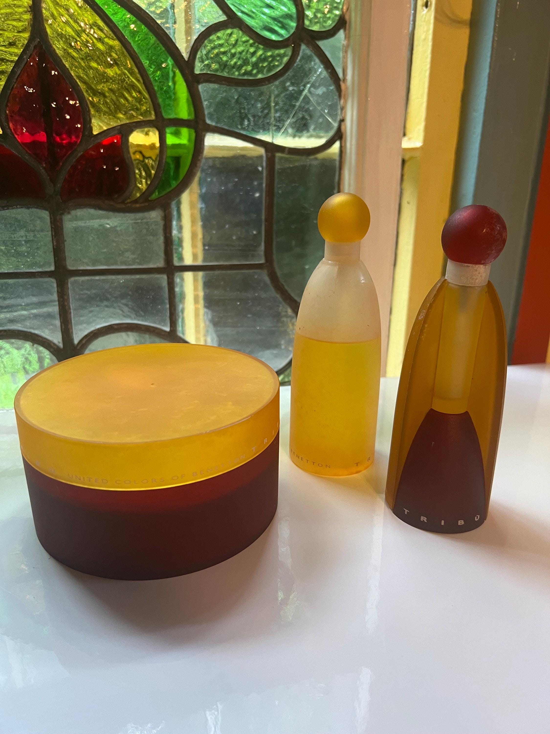 Free Ship! United Colors Of Benetton TRIBU Vintage Set with Perfume, Spray Oil, Powder