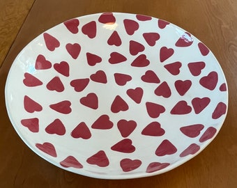 Hand-Built "Piece 'O My Heart" Serving Dish -