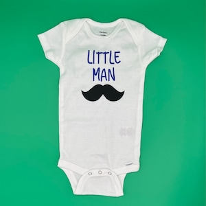 Baby Boy Little Man Onesie/Bodysuit