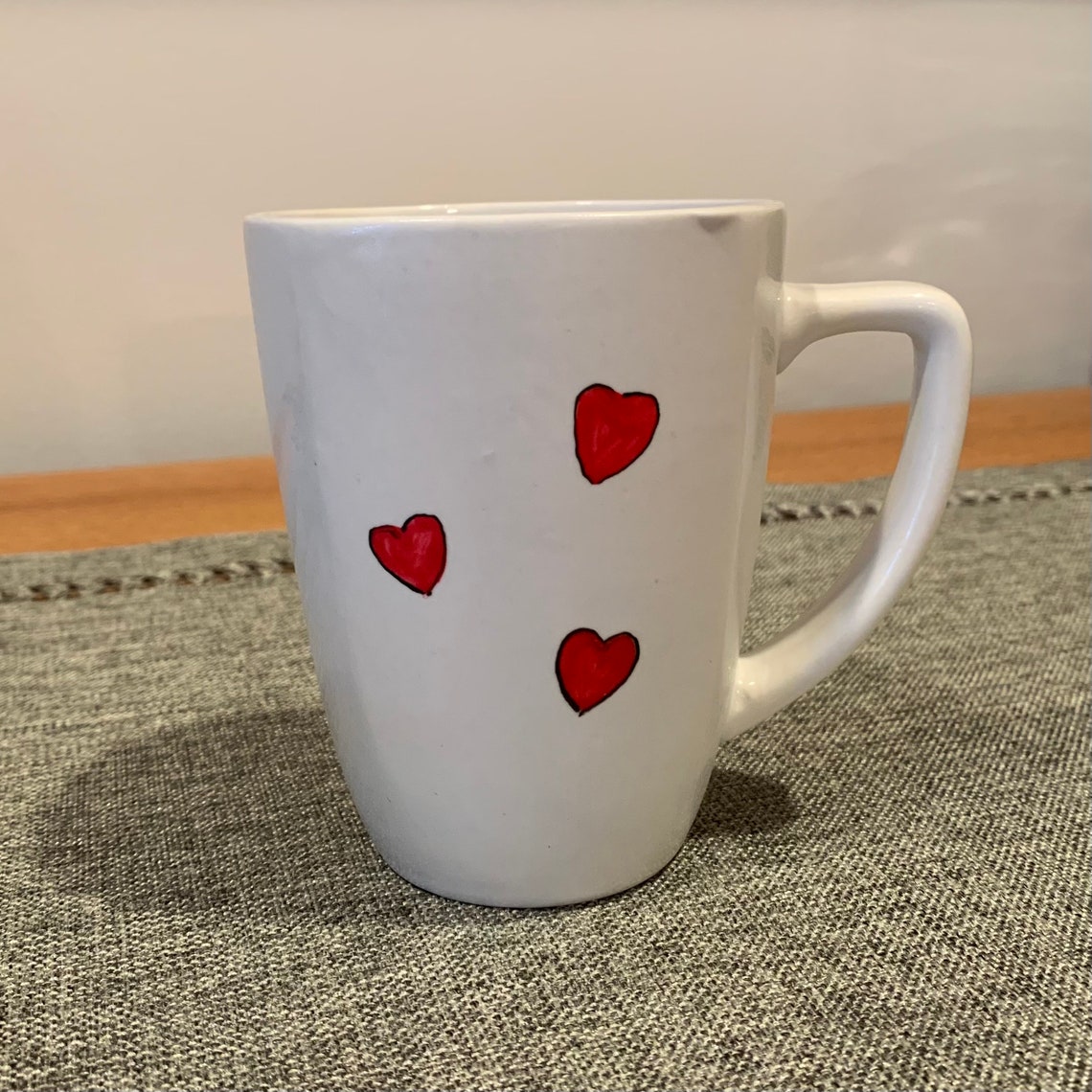 DIY PAINT KIT Paint Your Own Mug Craft Kit Valentines Day Etsy