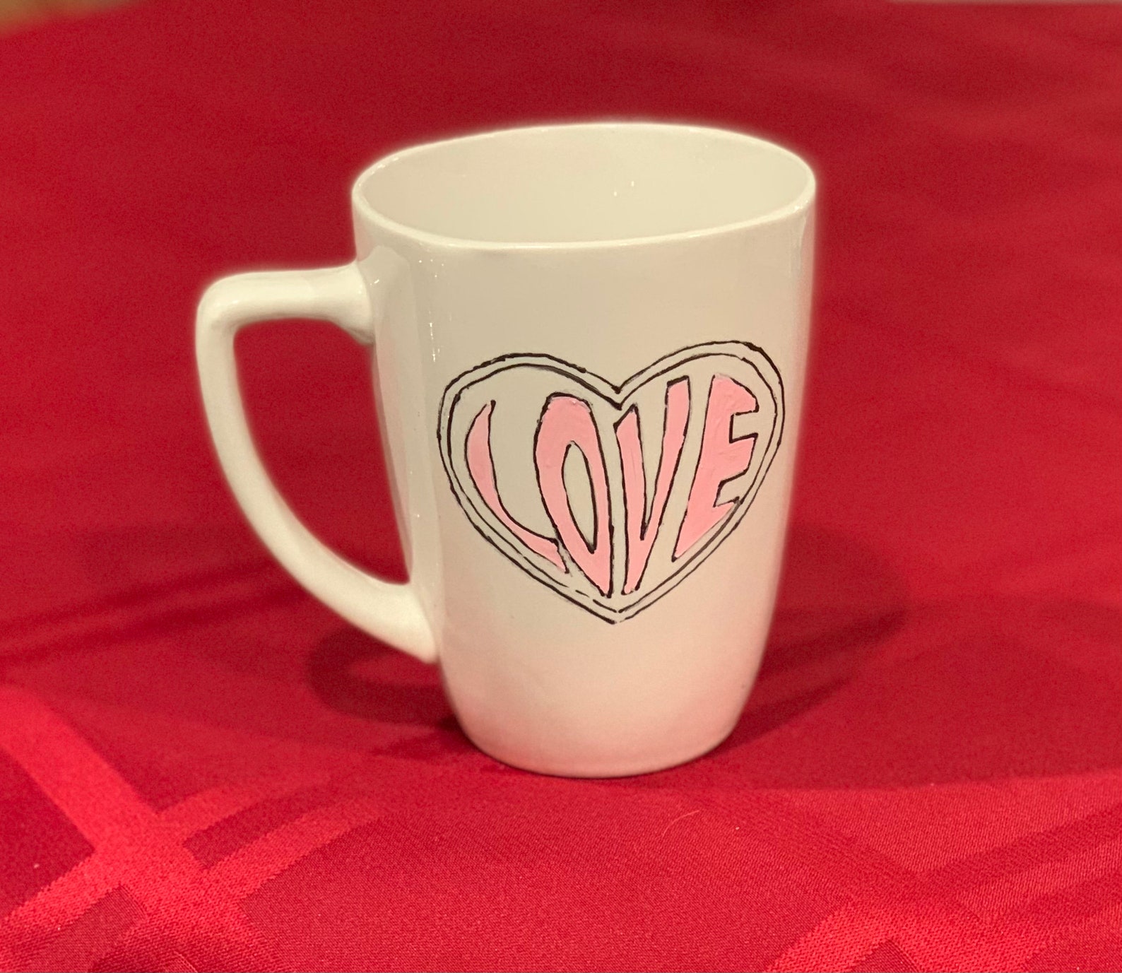 DIY PAINT KIT Paint Your Own Mug Craft Kit Valentines Day Etsy