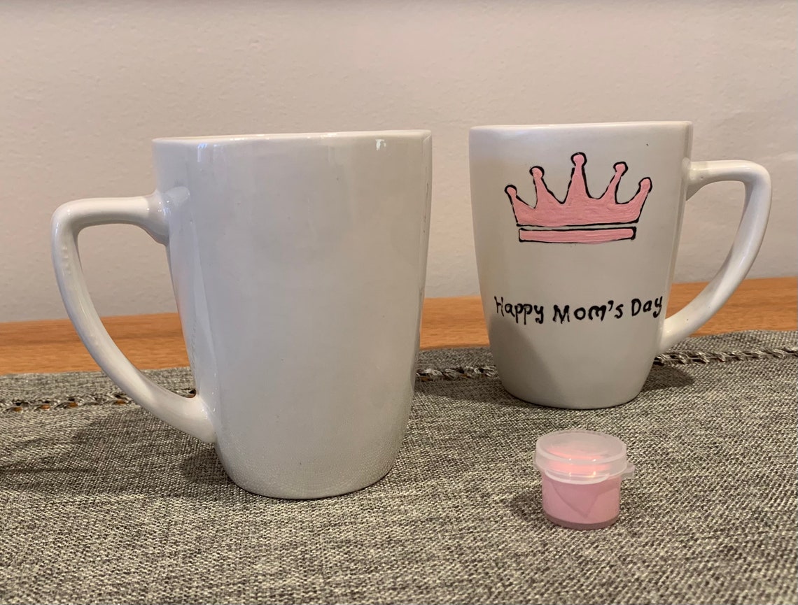 DIY PAINT Your Own Mug Craft Kit Mothers Day Kids Adults Etsy