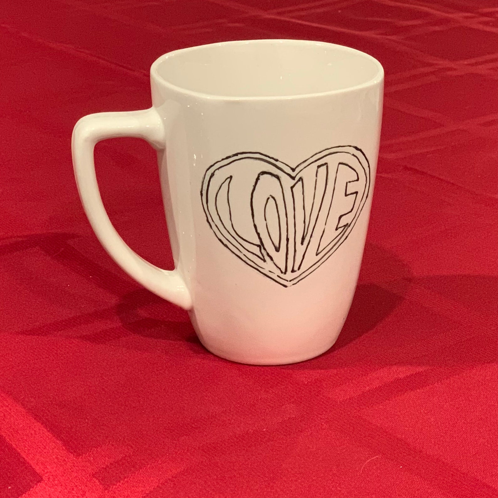 DIY PAINT KIT Paint Your Own Mug Craft Kit Valentines Day Etsy