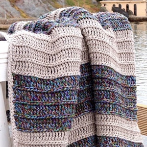 Easy Crochet Baby Blanket Pattern: Beginner Afghan Tutorial (PDF Pattern)