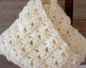 MOTIF d'écharpe infini au crochet : épaisse et adaptée aux débutants (téléchargement PDF)