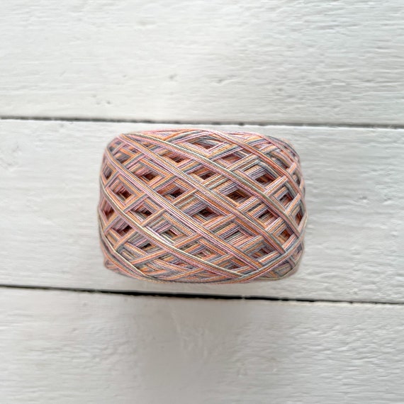 Handmade Yarn Cakes, Cotton Yarn for Crafts, Pink Yarn for Crocheting,  Designer Made Yarn, Limited Edition © 