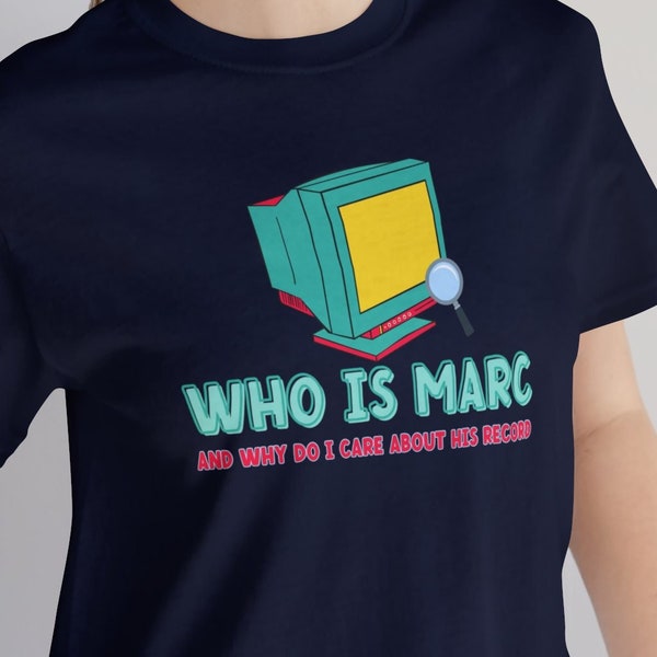 Funny Cataloger Librarian Shirt, MARC Record T-Shirt, Library Humor Apparel, Bookish Gift, Card Catalog Accessory