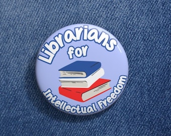 Speldbutton Librarians for Intellectual Freedom: cadeau boekenliefhebber
