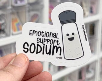Funny Dysautonomia Sticker, Trendy Water Bottle Decal, Spoonie Gift, Postural Tachycardia Laptop Sticker, POTS Syndrome Accessory