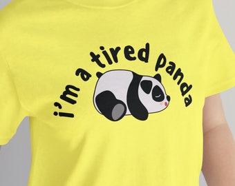 Im A Tired Panda Shirt, Chronic Fatigue T-Shirt, Invisible Illness Awareness, Spoonie Gift