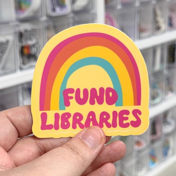 Pegatina de vinilo para bibliotecas, pegatina moderna para botella de agua, pegatina para portátil de bibliotecario, regalo para amantes de los libros, accesorio para amantes de las bibliotecas