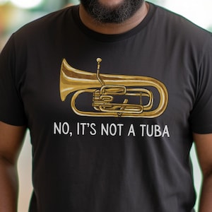 Euphonium T-Shirt, Baritone Player Shirt, Brass Band Apparel, Musician Gift