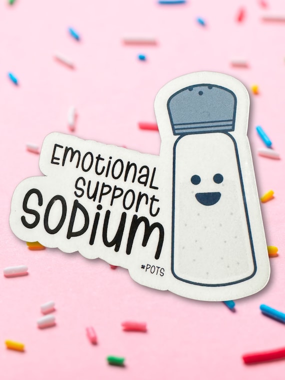 Funny Dysautonomia Sticker, Trendy Water Bottle Decal, Spoonie Gift, Postural Tachycardia Laptop Sticker, POTS Syndrome Accessory