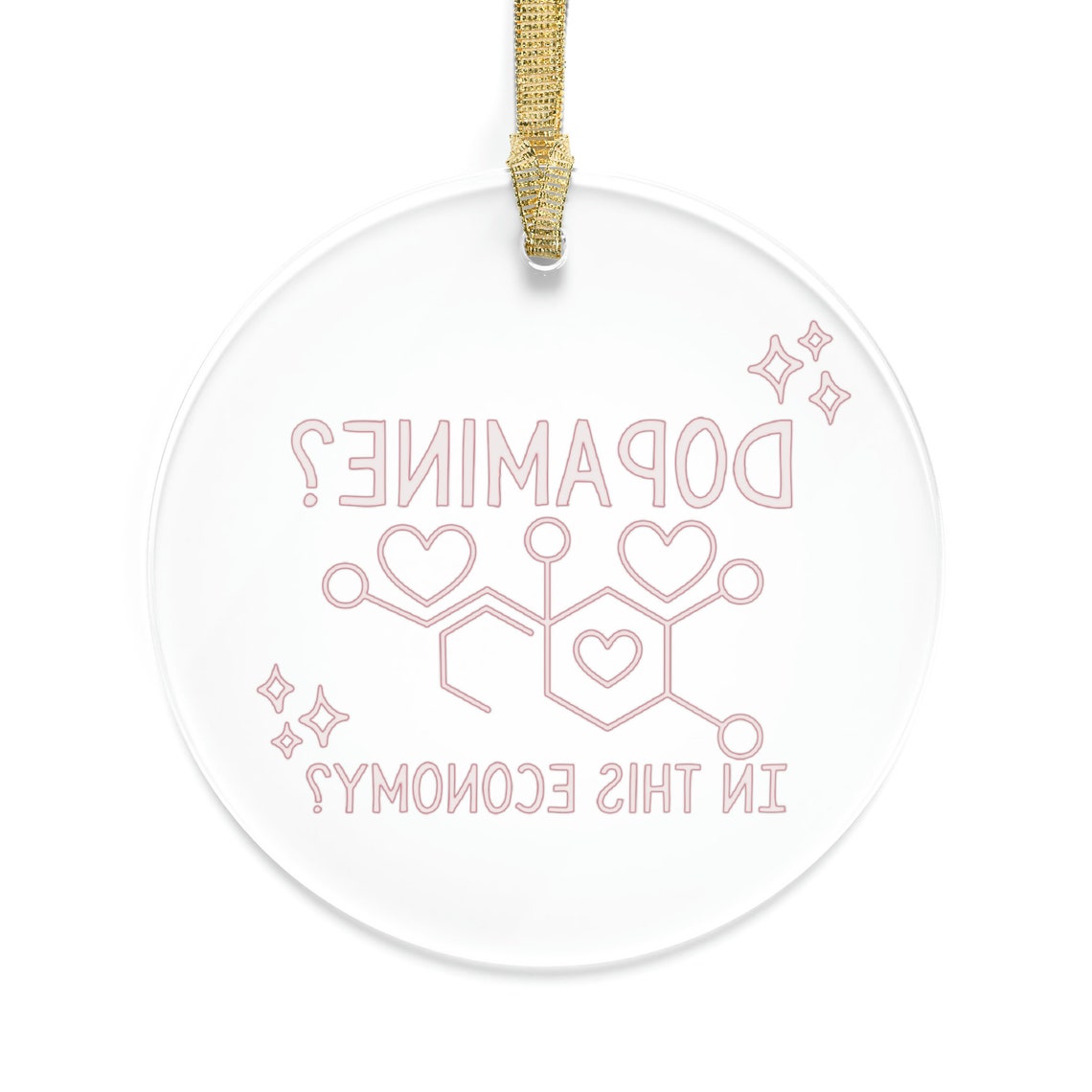 ADHD Acrylic Ornament, Dopamine Christmas Tree Decoration ...