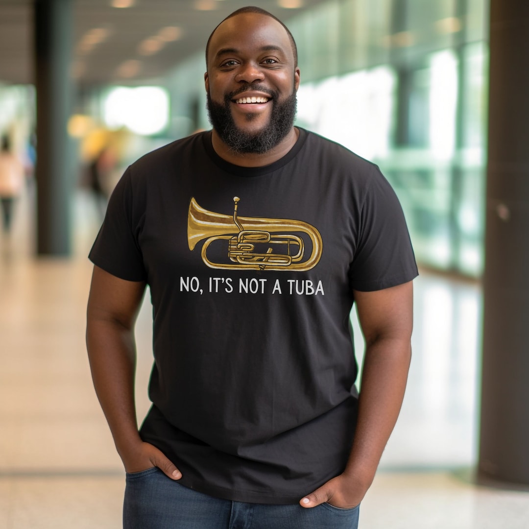 Euphonium T-shirt, Baritone Player Shirt, Brass Band Apparel, Musician ...