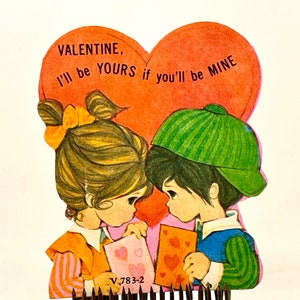 Vintage Kids Classroom Valentine Card