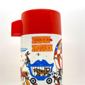 Vintage Walt Disney Productions Aladdin  Lunch Box Thermos~ Disney on Parade