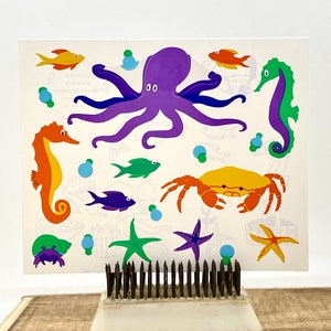 Vintage Unused Mrs. Grossman’s Paper Company - Large Sea Life Mod 1991