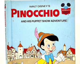 ヴィンテージ ウォルト・ディズニーのピノキオ絵本、1973年 - Etsy 日本