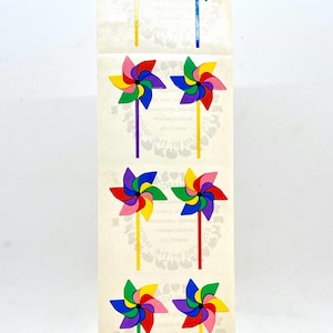 Vintage Mrs. Grossman’s Stickers by the Yard- 2 Mini Rainbow Heart Mods