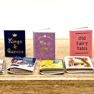Livres miniatures pour maison de poupée et travaux manuels à l'échelle 1:12