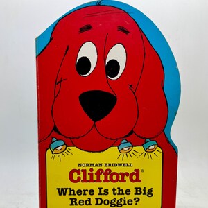Vintage Children's Board Book “clifford: Where's the Big Red
