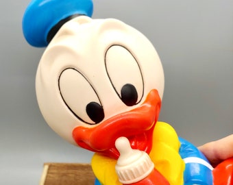 Vintage Shelcore Baby Donald Duck Squeak Toy~ 1984