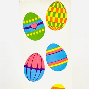 Vintage Mrs. Grossman’s Stickers by the Yard Easter Eggs- Unused; 4 Mods