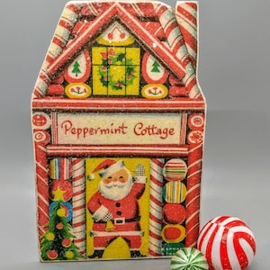Handmade Vintage Style Christmas Standees Peppermint Cottage