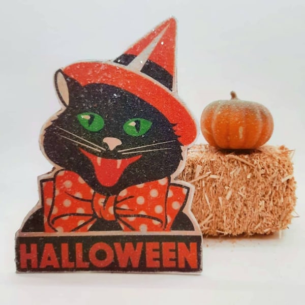 Handmade Vintage Style Halloween Dummy-board Standees