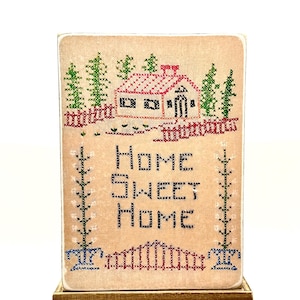 Handgemaakte vintage stijl Home Sweet Home houten bord/plankoppas