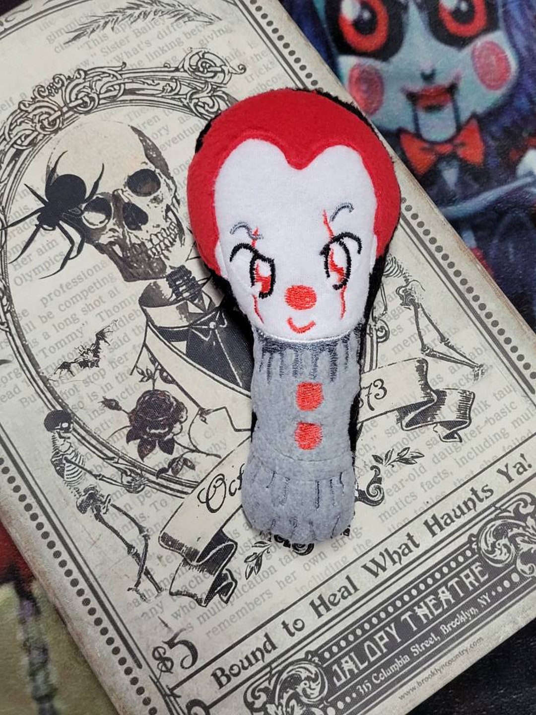 New Pennywise, IT, Baby Rattle, Soft, Safe, Horror, Scary, Creepy Clown ...