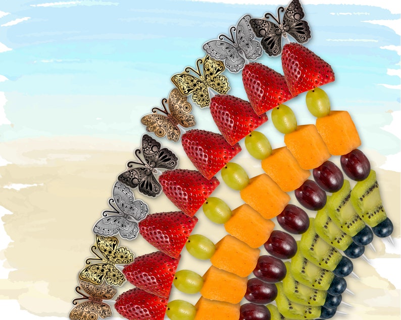 fruit pattern kabob artclip fruit pattern kabob artclip