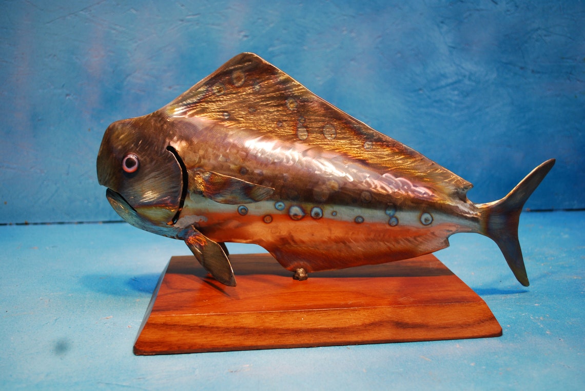 GOLDEN MAHIMAHI Sculpture Etsy