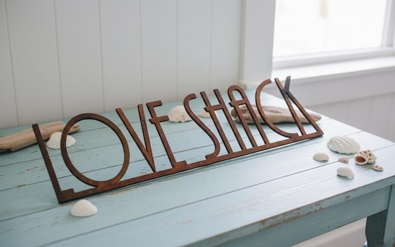 Corten Steel House Sign, Rustic 3D Custom Laser Cut Design