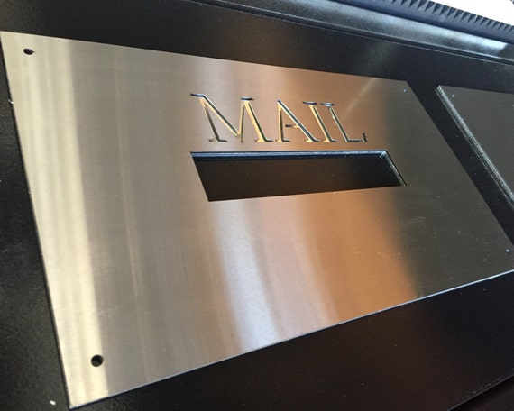 Stainless Steel Custom Made Laser Cut House Signs, Numbers and Plaques Marine Grade - Brushed