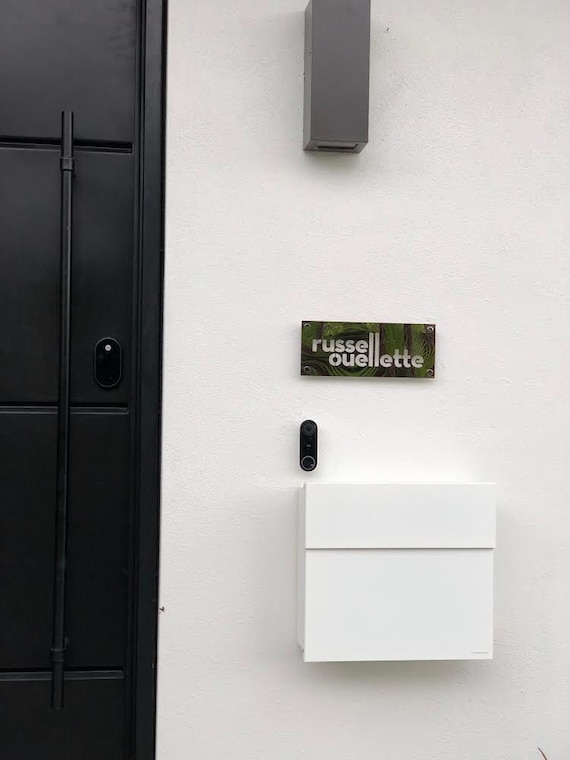 Stainless Steel Custom Made Laser Cut House Signs, Numbers and Plaques Marine Grade - Mirror Finish