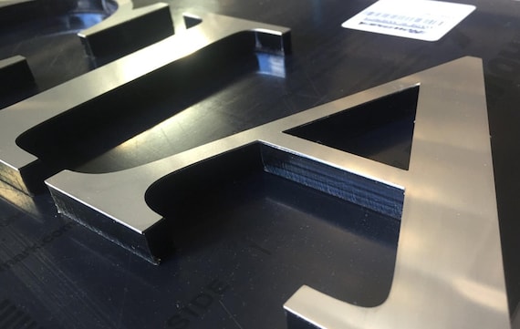 3D House Numbers in Stainless Steel, Custom Made for Business or Home