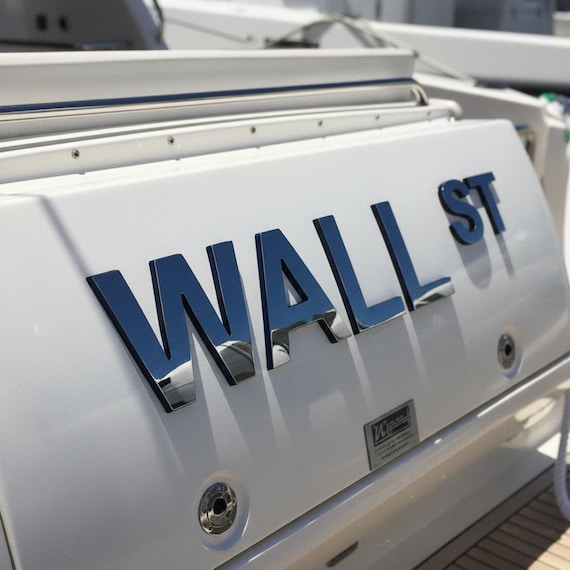 Custom Boat Letters in Marine Grade Stainless Steel - Weatherproof & Durable