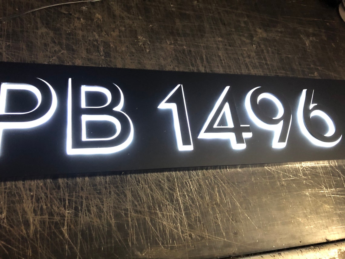 Illuminated Car Number Plates Registration Plates UK and HK Etsy