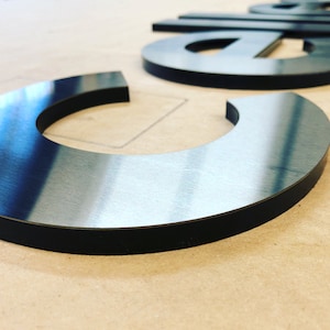 3D Stainles Stalen Letters en Cijfers - Zakelijk of Residentieel
