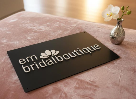Light Box Business Sign, Illuminated LED Acrylic Plaque, Custom Size