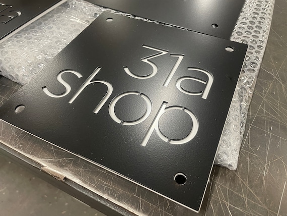 Stainless Steel powder coated (painted) house apartment condo business Sign - This is NOT PLASTIC!