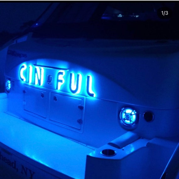Boat Letters LED - All Marine Applications